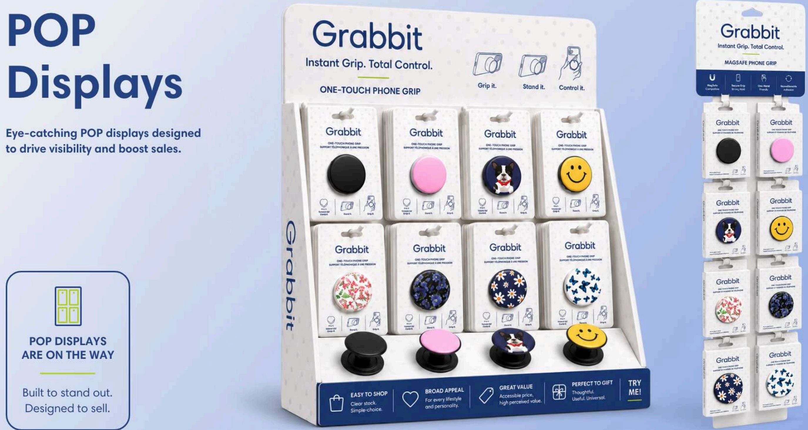 Grabbit point-of-purchase retail display