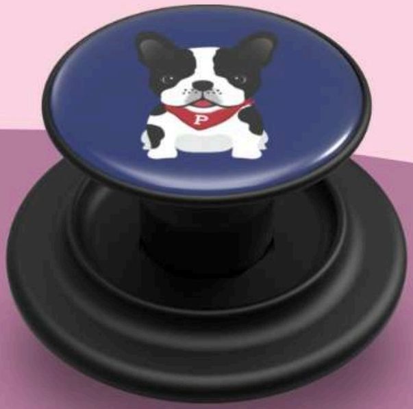 Grabbit phone grip in Pug