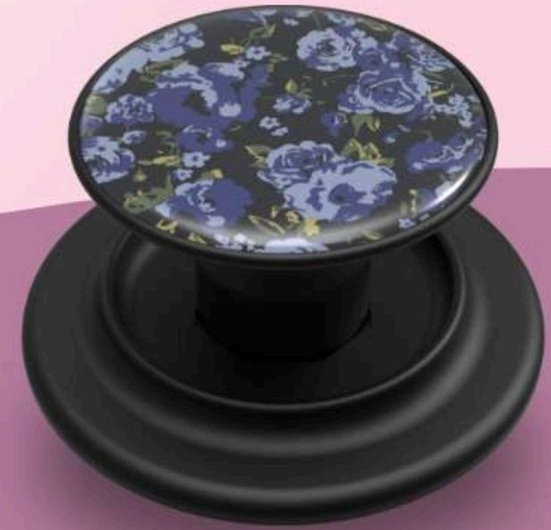 Grabbit phone grip in Blue Floral